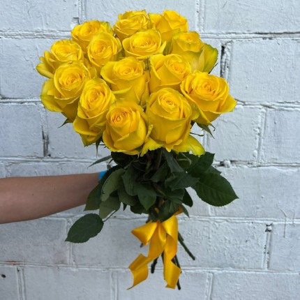 желтые розы - Купить с доставкой,  в по Исилькулю